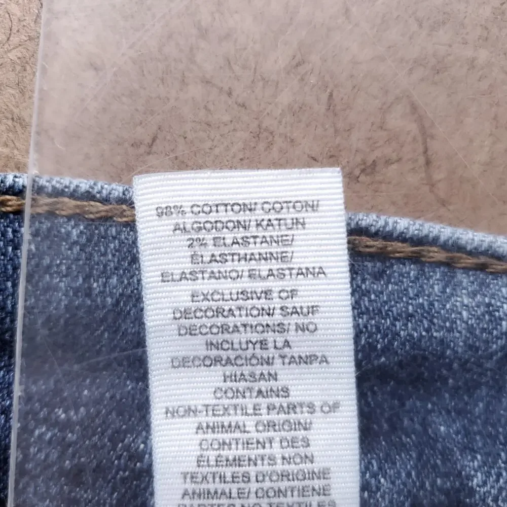 Lucky Brand 221 Straight Jeans Men 38 Blue Stretch Y2K Denim Classic Casual